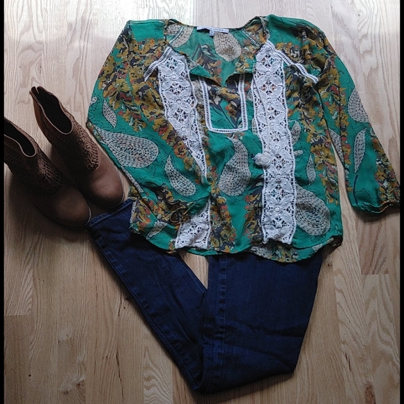 Collective Concepts Tops - Boho blouse/shirt